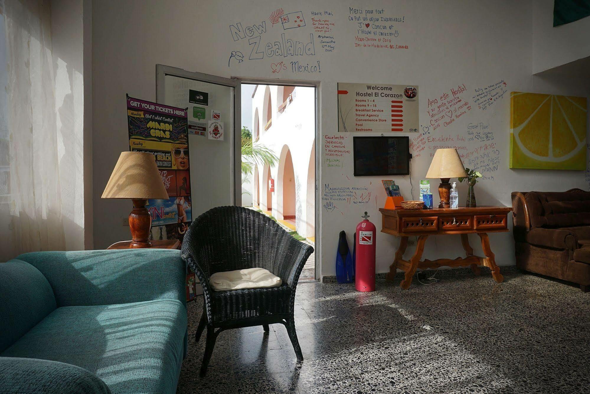 Hostel El Corazon Cancún Eksteriør bilde